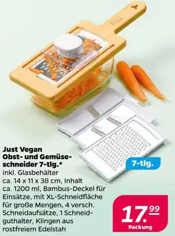NETTO Just Vegan Obst- und Gemüseschneider 7-tlg. Angebot