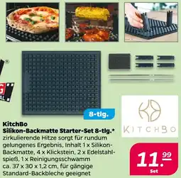 NETTO KitchBo Silikon-Backmatte Starter-Set 8-tlg. Angebot