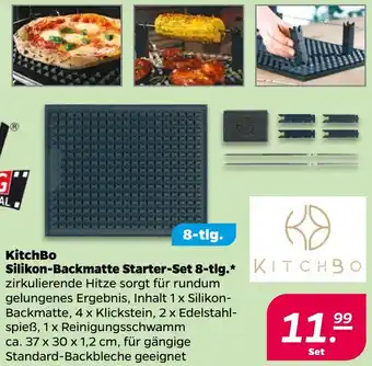 NETTO KitchBo Silikon-Backmatte Starter-Set 8-tlg. Angebot