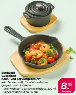 NETTO Echtwerk Gusseisen Koch- und Serviergeschirr Angebot