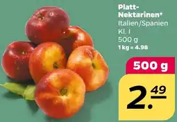 NETTO Platt Nektarinen Angebot