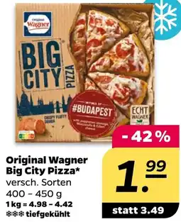 NETTO Original Wagner Big City Pizza Angebot