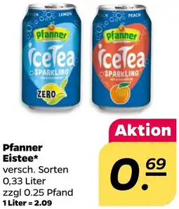 NETTO Pfanner Eistee Angebot