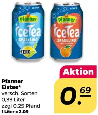 NETTO Pfanner Eistee Angebot
