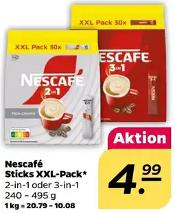 NETTO Nescafé Sticks XXL-Pack Angebot