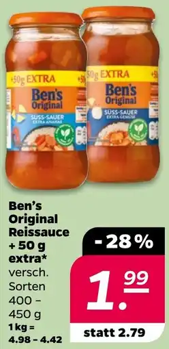 NETTO Ben's Original Reissauce + 50 g extra Angebot
