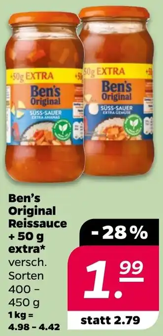 NETTO Ben's Original Reissauce + 50 g extra Angebot