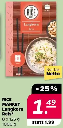 NETTO RICE MARKET Langkorn Reis Angebot