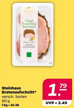 NETTO Steinhaus Bratenaufschnitt Angebot