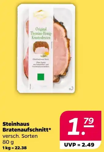 NETTO Steinhaus Bratenaufschnitt Angebot