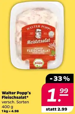 NETTO Walter Popp's Fleischsalat Angebot