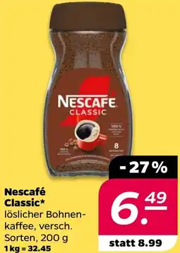 NETTO Nescafé Classic Angebot