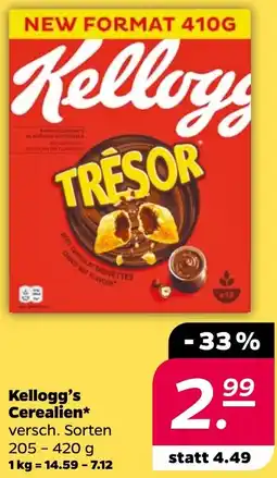 NETTO Kellogg's Cerealien Angebot