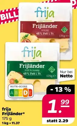 NETTO frija Frijländer Angebot