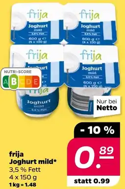 NETTO frija Joghurt mild Angebot
