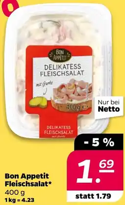 NETTO Bon Appetit Fleischsalat Angebot
