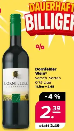 NETTO Dornfelder Wein Angebot