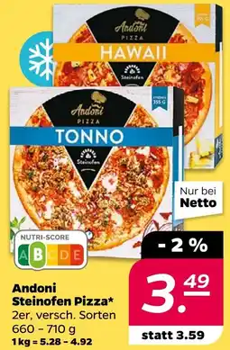 NETTO Andoni Steinofen Pizza Angebot