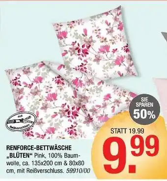 Hofmeister Renforce-bettwäsche „blüten“ Angebot