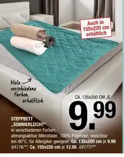 Hofmeister Steppbett 'sommerleicht' Angebot