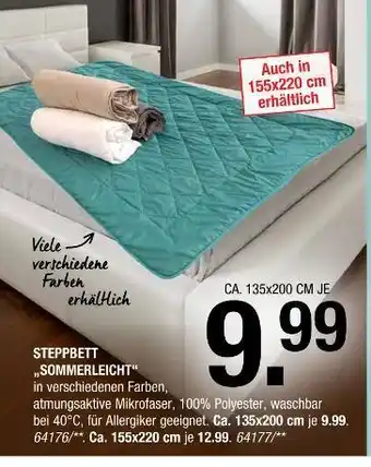 Hofmeister Steppbett 'sommerleicht' Angebot