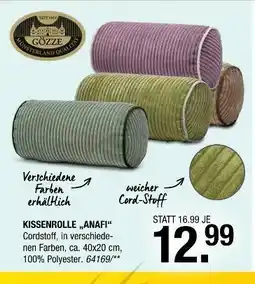 Hofmeister Gözze kissenrolle „anafi“ Angebot
