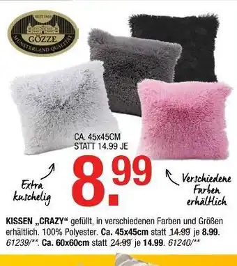 Hofmeister Gözze kissen crazy Angebot