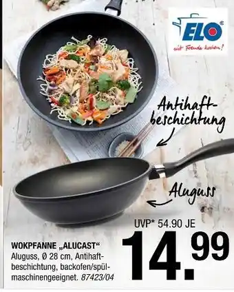 Hofmeister Elo wokpfanne „alucast“ Angebot
