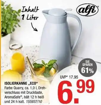Hofmeister Alfi isolierkanne „eco“ Angebot