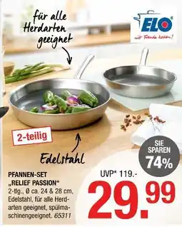 Hofmeister Elo pfannen-set „relief passion“ Angebot