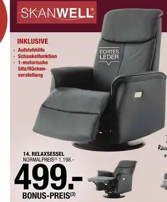 Hofmeister Skanwell relaxsessel Angebot