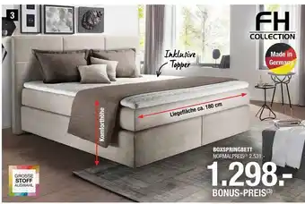 Hofmeister Fh collection boxspringbett „dream” Angebot