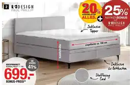 Hofmeister Design paul phillip boxspringbett Angebot