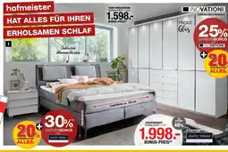 Hofmeister Inovationi boxspringbett „toronto“ Angebot