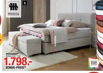 Hofmeister Musterring boxspringbett „felina basic“ Angebot