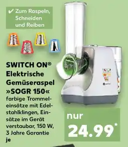 Kaufland SWITCH ON Elektrische Gemüseraspel SOGR 150 Angebot