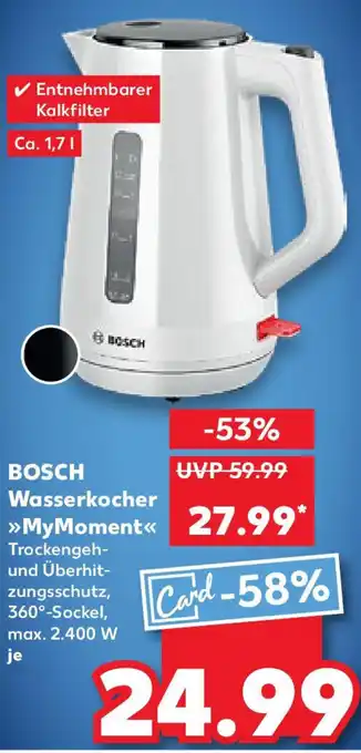 Kaufland BOSCH Wasserkocher MyMoment Angebot