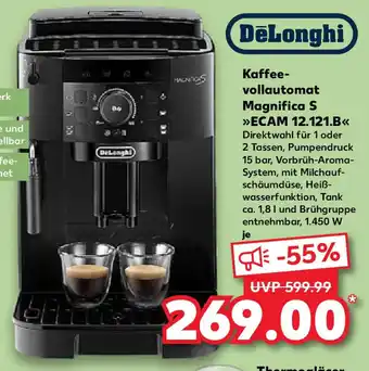 Kaufland DeLonghi Kaffee- vollautomat Magnifica S ECAM 12.121.B Angebot