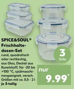 Kaufland SPICE&SOUL Frischhalte- dosen-Set Angebot