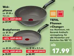 Kaufland TEFAL Pfannen Change Wok- pfanne Angebot