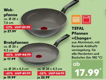 Kaufland TEFAL Pfannen Change Wok- pfanne Angebot