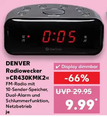 Kaufland DENVER Radiowecker CR430KMK2 Angebot