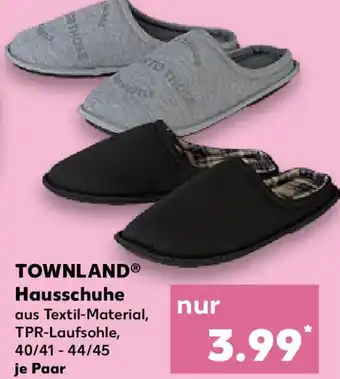 Kaufland TOWNLAND Hausschuhe Angebot