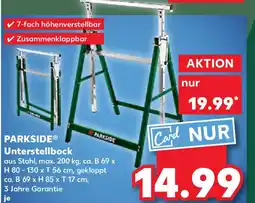 Kaufland PARKSIDE Unterstellbock Angebot