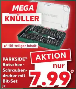 Kaufland PARKSIDE Ratschen- Schrauben- dreher mit Bit-Set Angebot
