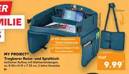 Kaufland MY PROJECT Tragbarer Reise- und Spieltisch Angebot