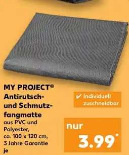 Kaufland MY PROJECT Antirutsch- und Schmutz- fangmatte Angebot