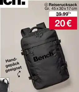 Woolworth Bench Reiserucksack Gr. 45x30x17 cm Angebot