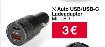 Woolworth Auto USB/USB-C Ladeadapter Angebot