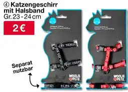 Woolworth Katzengeschirr mit Halsband Gr. 23-24 cm Angebot
